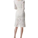Women Maxi Dress Spring and Autumn Dress Square Collar Long Sleeve Lace Dress