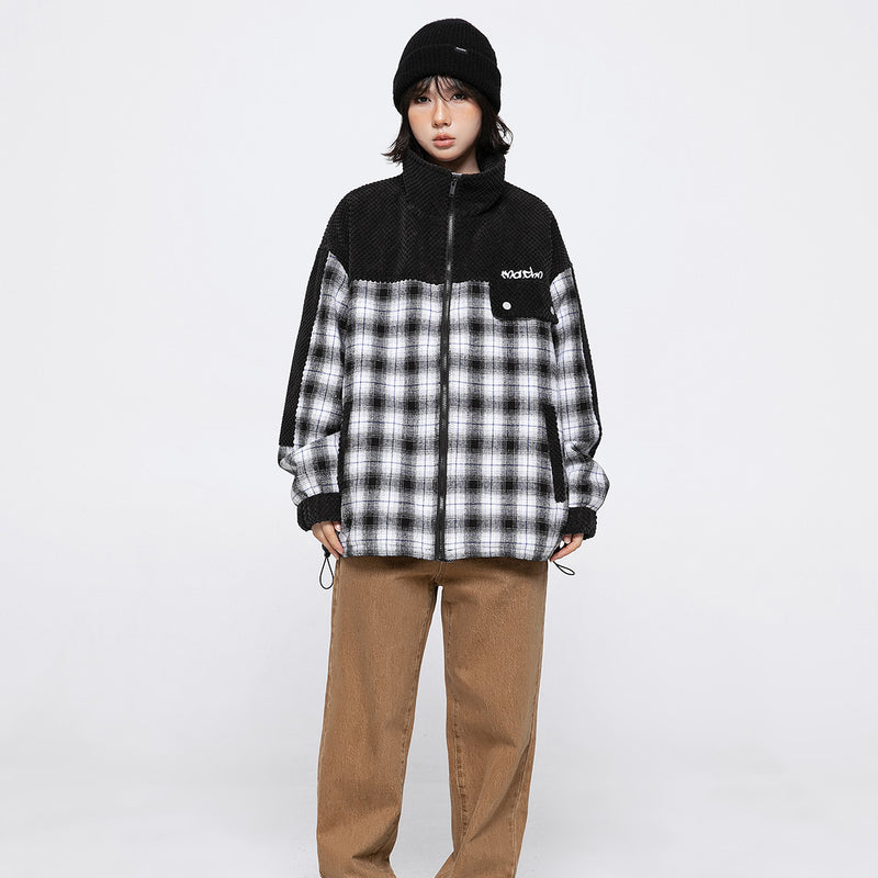 Unisex Jacket Autumn Corduroy Stitching Jacket