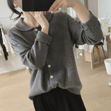 Women Knitwear Spring and Autumn Sweater Loose Knitted Cardigan