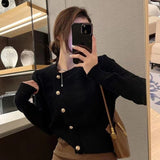 Women Knitwear Fall/Winter Slim-Fit Knitted Cardigan