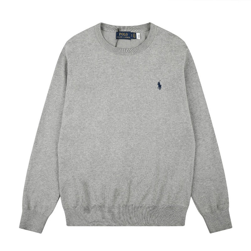Rl small malaf casualpullovereasiest for match round neck knitting shirt couple sweatshirtsweater cardigantops