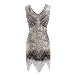 Flappers 1920S Dress Sequined Hand-Woven Dress 1 Vintage Sequins Dress