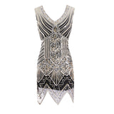 Flappers 1920S Dress Sequined Hand-Woven Dress 1 Vintage Sequins Dress