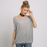 Women Knitwear Short-Sleeved Knitwear Summer Knitwear Top