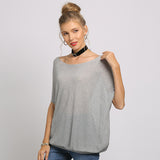 Women Knitwear Short-Sleeved Knitwear Summer Knitwear Top