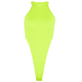 Women Jumpsuit Summer Sexy Slim Sleeveless round Neck Jumpsuit