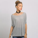 Women Knitwear Short-Sleeved Knitwear Summer Knitwear Top