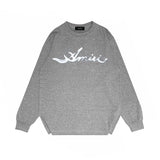 Amiri Long Sleeved Shirt Printed Trendy Pure Cotton