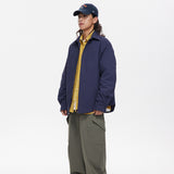 Unisex Jacket Winter Seersucker down Shirt