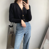 Women Cardigan Sweater Short Cardigan Autumn Knitted Coat 8t2068