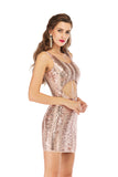 Women Evening Gown Sexy Backless Hollow out Stretch Sequins Dress