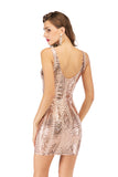 Women Evening Gown Sexy Backless Hollow out Stretch Sequins Dress