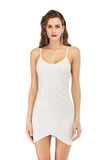 Women's Evening Gown Sexy Strap Backless Beaded Stretch Sequins Dress Dress