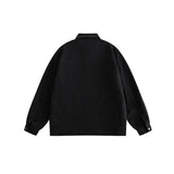Unisex Jacket Rivet Vintage Overalls Jacket Coat