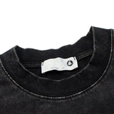 Hip-hop t-shirts: summer american hip-hop streetwear vintage chain detail short sleeve tee - trendy casual washed & distressed top