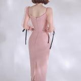 Women Maxi Dress Autumn Winter Sexy Mesh Dress