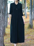 Women Knitwear Spring and Autumn Long Sweaters Dress