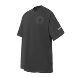 Ch hip-hop t-shirts - spring/summer ch sanskrit horseshoe appliqué letter embroidery trendy high street american style