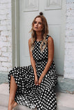 Beth Dutton Wardrobe Spring/Summer Polka Dot round Neck Dress Female Dress