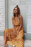 Beth Dutton Wardrobe Spring/Summer Polka Dot round Neck Dress Female Dress