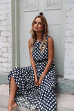 Beth Dutton Wardrobe Spring/Summer Polka Dot round Neck Dress Female Dress