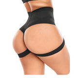 Butt lifter tummy control button shaping pants