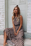 Beth Dutton Wardrobe Spring/Summer Polka Dot round Neck Dress Female Dress