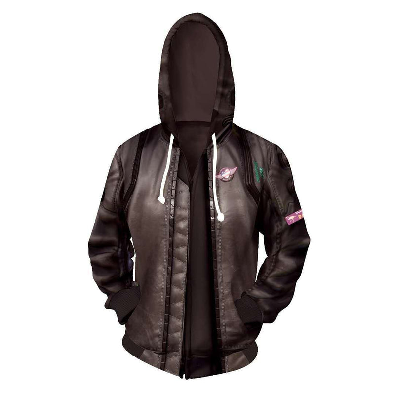 Cyberpunk 2077 Jacket 3D Digital Printing Hooded Cardigan Sweater