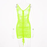 Women Dresses Sling Dress Summer Sexy Mesh Skirt