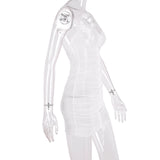 Women Dresses Sling Dress Summer Sexy Mesh Skirt