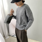 Women Winter Knitted Sweater Autumn and Winter Sweater Women's 8t3029