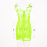 Women Dresses Sling Dress Summer Sexy Mesh Skirt