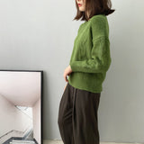 Women Winter Knitted Sweater Autumn and Winter Sweater Women's 8t3029