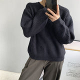 Women Winter Knitted Sweater Fall/Winter Alpaca Fleece/Fiber Women's Sweater 8t3012
