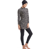 Muslim Bathing Suits Women's Printed Swimsuit Beach Swimsuit Sun Protection Beachwear