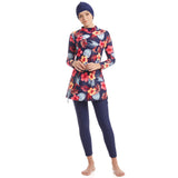 Muslim Bathing Suits Women's Swimsuit Printed Women's Beach Swimsuit