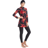 Muslim Bathing Suits Muslim Swimwear Printed Women Swimsuit Women Beach Swimsuit