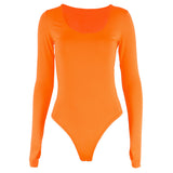 Women Jumpsuit Spring Sexy Pullover Long Sleeve Slim Fit Jumpsuit (Hawthaw0412)