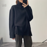 Women Winter Knitted Sweater Autumn and Winter Turtleneck Pullover Long Sleeve Sweater 8t5020