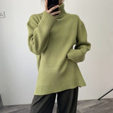 Women Winter Knitted Sweater Autumn and Winter Turtleneck Pullover Long Sleeve Sweater 8t5020