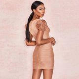 Women's Evening Dress Summer Mesh Hip Skirt Dress