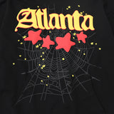 Sp5der Hoodie Cobweb Puff Print Pure Cotton