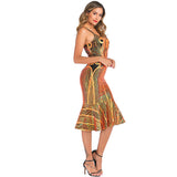 Women Evening Gown Sexy Sling Backless Sequins Dress