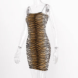 Women Dresses Spring Style Leopard Print Slip Dress Dress