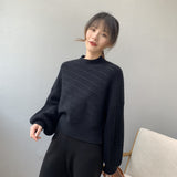 Women Winter Knitted Sweater Sweater Long Sleeve 8t5036