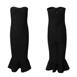 Women's Evening Dress Sexy Dress Bandage One-Piece Dress