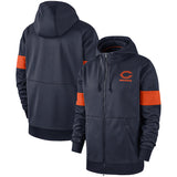 NFL Hoodie Cardigan Sweater Men's NFL Football Suit Hoodie