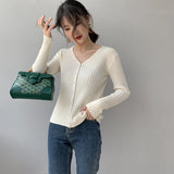 Women Cardigan Sweater Knitted Cardigan Autumn 8t2093