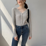 Women Cardigan Sweater Knitted Cardigan Autumn 8t2093