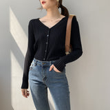 Women Cardigan Sweater Knitted Cardigan Autumn 8t2093